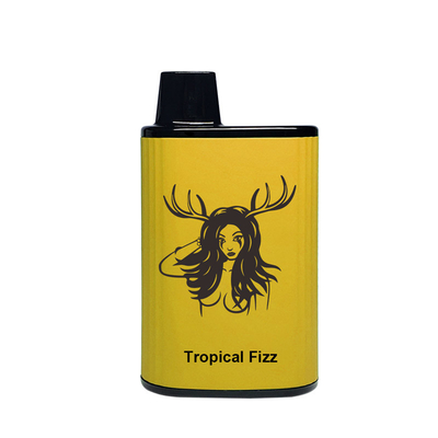 Sopros ajustáveis Vape descartável do fluxo de ar os 4000 personalizaram Logo Tropical Fizz Flavor