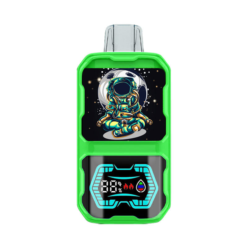 Ecrã completo 18 000 puffs Vape Bar descartável com bobinas de malha e bateria de longa duração